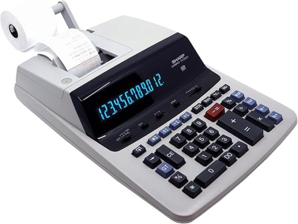 Sharp VX-2652H 12-Digit Desktop Printing Calculator – Clear Display, Dual-Color Tape & Ideal for Everyday Office Tasks - Image 2