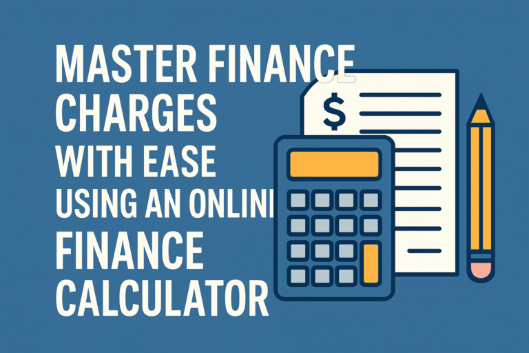 Mastering Money Math: A Simple Guide to Calculating Finance Charges Like a Pro