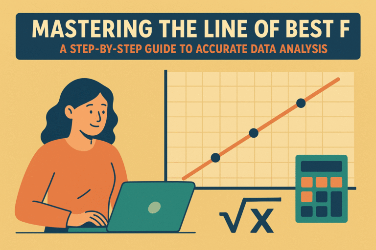 Discover how to master the line of best fit with ease. Use Online scientific calculator to simplify data analysis and achieve accurate results every time.